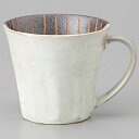 50Pオフ【サマーセール8/17まで】和食器 美濃焼 土物 渕十草彫マグ マグカップ〔お取り寄せ商品〕
