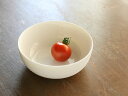 【アウトレット】ニューボン 巻彫 デザートボウル Φ11cm ※伏せ焼 / 白い食器 ストライプ サラダボウル スープ ヨーグルト 小鉢
