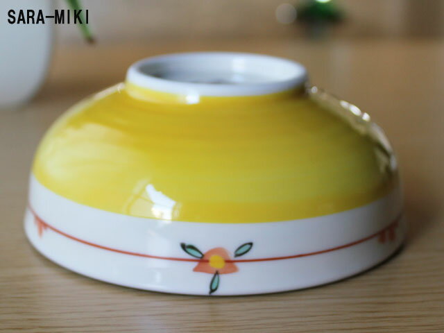 【アウトレット】黄交趾 赤小花 小鉢 / おか...の紹介画像3