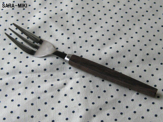 【アウトレット】ブラウンハンド フォーク 17.8cm (色おまかせ) / 100円以下 デザートフォーク カトラリーのサムネイル