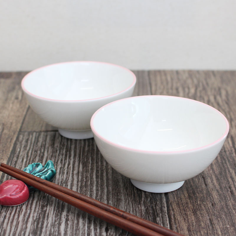 【アウトレット】Girl★小さなご飯茶碗[Φ10.5×H5cm] / 子供 幼児向き 子ども食器 茶碗 お茶わん ご飯茶碗 飯碗 小さめ シンプルデザイン ピンク 小さな茶碗