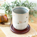【アウトレット】粉引かすみ草 湯呑(小) Φ6.8×h8.2cm / 和食器 業務用 湯飲み 湯のみ 湯呑み ゆのみ 和風