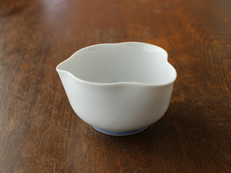 藍ライン 白 湯冷まし / お茶を美味しく シンプル 日本茶 茶器 茶道具 茶出し ピッチャー