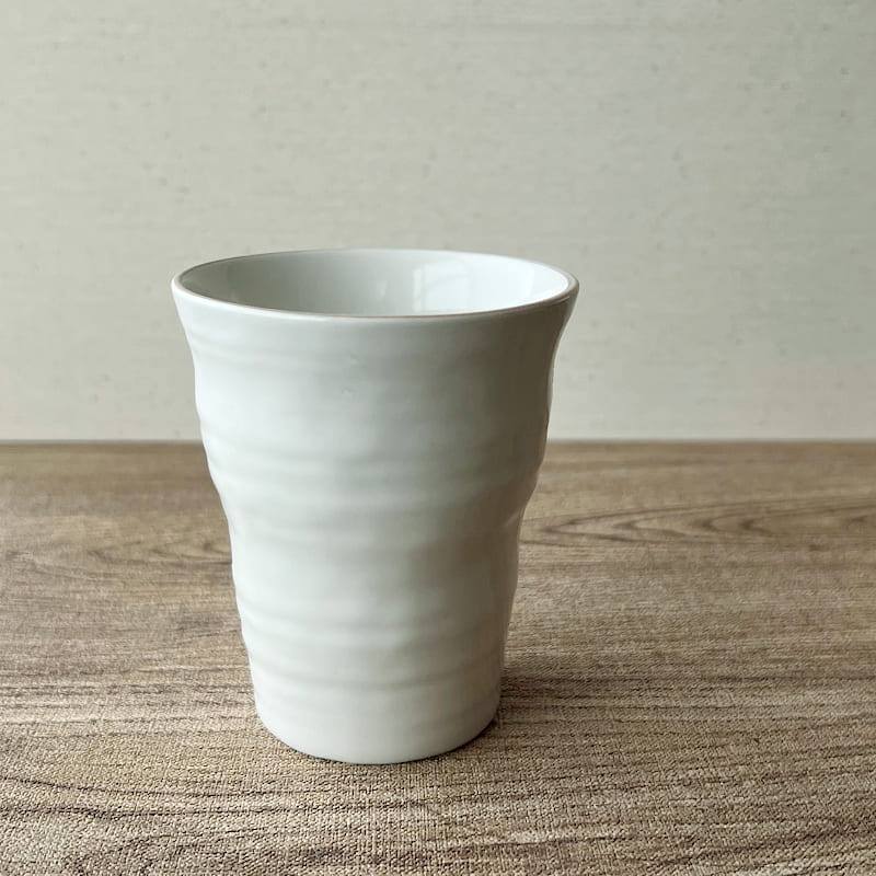 【アウトレット】粉引茶線手びねり風フリーカップ...の紹介画像2