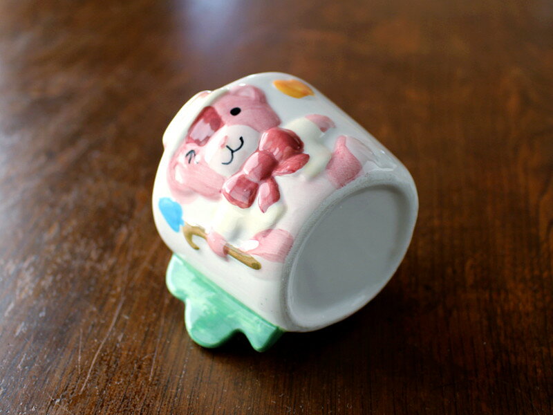 【アウトレット】紳士なアニマル ミニカップ / 可愛い動物 小物入れ サボテン 多肉植物にも