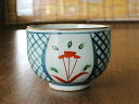 【アウトレット】赤絵 煎茶 / 美濃焼 高級和食器 手づくりの器 日本茶 緑茶 ほうじ茶 煎茶 レトロ可愛い