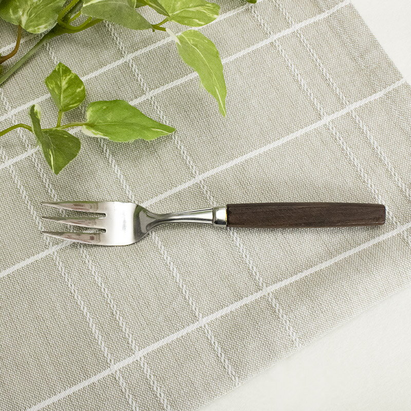 【アウトレット】 木目調 ブラウン フォーク 15.1cm / フォーク 食器 カトラリー 洋食器 ティータイム スイーツ ケーキ 小さめ 木製品 日本製 アウトレット食器