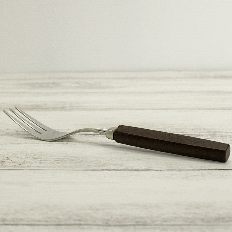 【アウトレット】 木目調 ブラウン フォーク 15.1cm / フォーク 食器 カトラリー 洋食器 ティータイム スイーツ ケーキ 小さめ 木製品 日本製 アウトレット食器