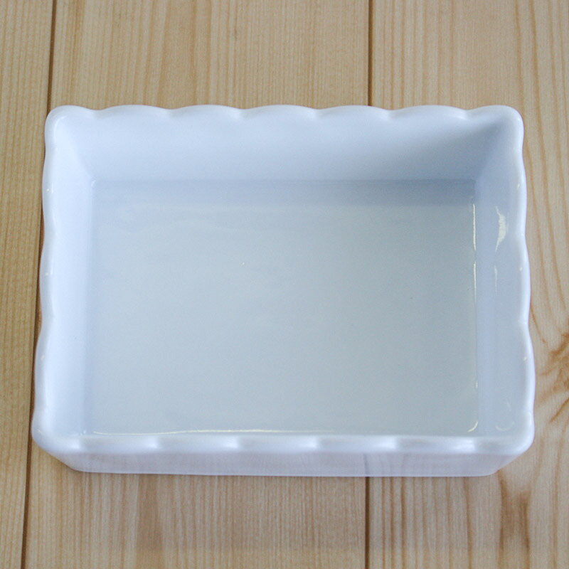 【アウトレット】白磁 縁フリル 長角トレイ【 約W9.2cm×D12.4cm×H4.4cm】 / ホワイト 白磁 陶器 入れ物 小物入れ インテリア 雑貨 ジュエリーケース ジュエリーボックス アクセサリー sara-miki-10014081 サラーミキ サンプル画像2