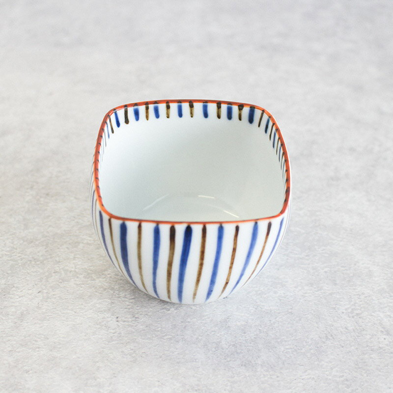 【アウトレット】2色 十草 角 小鉢 7.5cm / 和食器 十草 小鉢 珍味 角 角小鉢 アウトレット食器