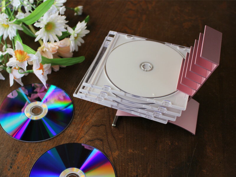 【アウトレット】IDECO CDホルダー / 雑貨 アルミ製 CD収納ホルダー CDケースホルダー