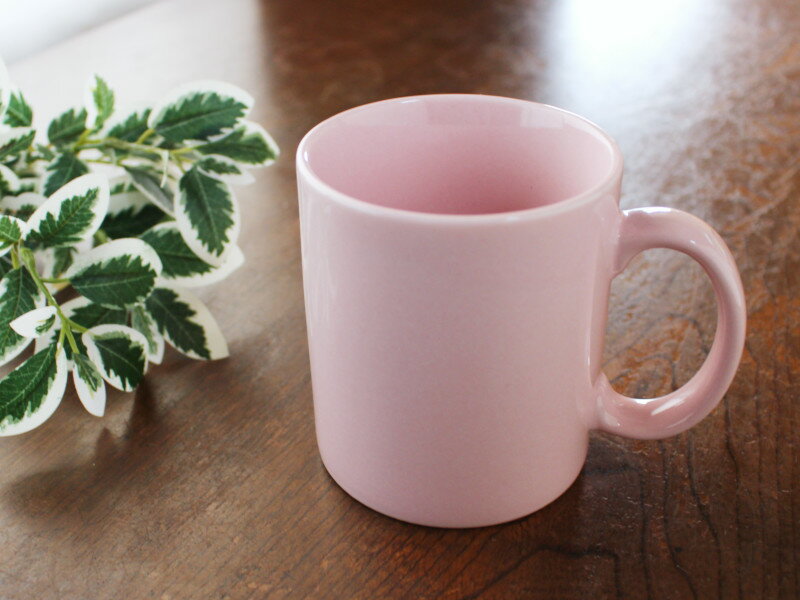 【アウトレット】ピンク モーニングマグカップ / マグカップ マグ シンプル どっしり ピンク 桃色 さくら色 かわいい