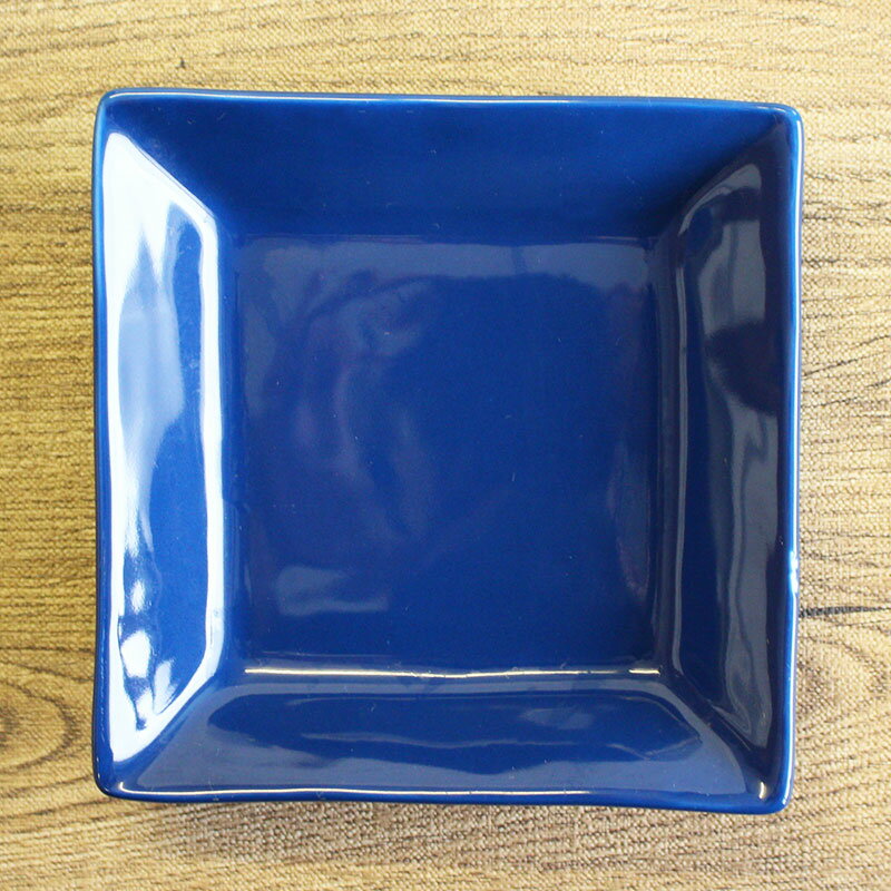 【アウトレット】紺青色正角皿[11.2×11....の紹介画像2