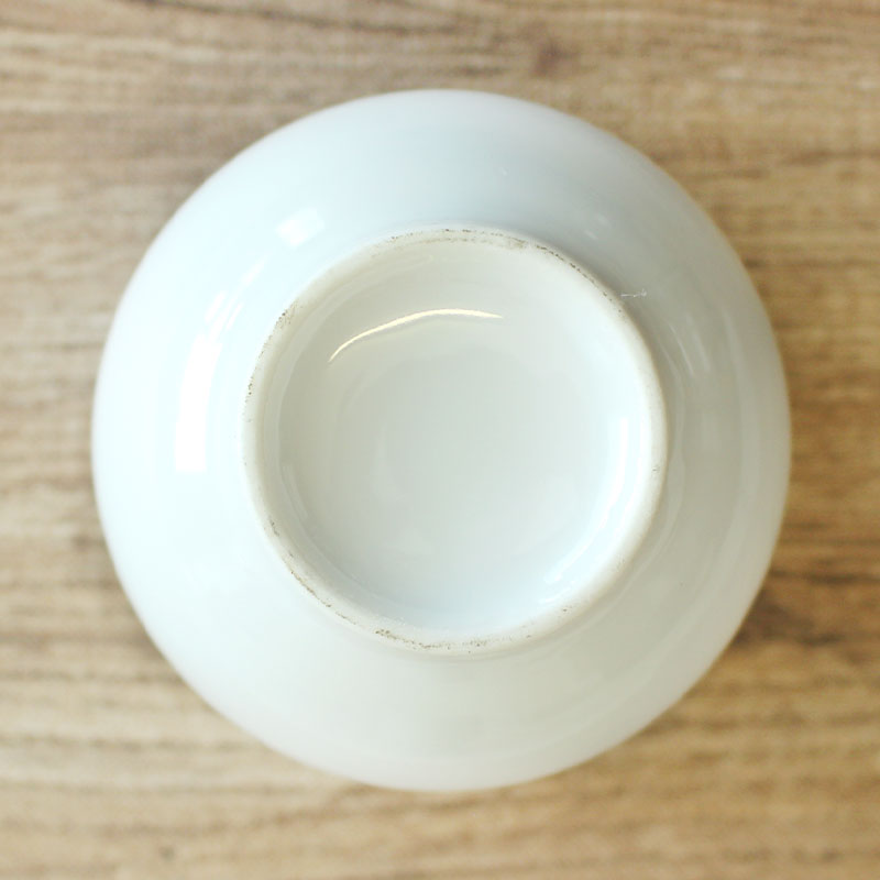 【アウトレット】白磁 反口 丸い湯呑[Φ7.6×H6.5cm] / 白い食器 湯呑 煎茶 緑茶 無地 シンプル 小鉢 デザート カップ 来客者 業務用