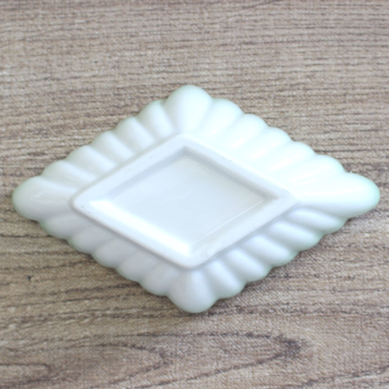 【アウトレット】グリーン 菊菱型 小付 [11.2×7×H3cm] / 緑 グラデーション ひし形...