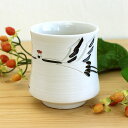 \10%OFF スーパーSALE/【アウトレット】鶴彫 寿司湯呑 Φ8.6×H9.2cm / 白い食器 湯呑 湯飲み ゆのみ 寿司湯呑 あがり 和食 鶴 ツル ...