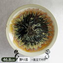 【アウトレット】【訳あり】粉引天目 窯変流し 大皿 46.8cm ※ハマ欠け、釉飛び、キズなど / 貫入入っています 皿立て付き 大きなお皿 飾り用 観賞用 中...
