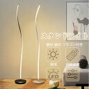 【27日迄P10倍+最大1000円offクーポン配布】 フロアライト スタンドライト 間接照明 リモコン付き LED 照明 調色 調光 シンプル スリム おしゃれ 北欧 モダン インテリア 照明スタンド フロアランプ フロアスタンド 省エネ 寝室 リビング ダイ(3)
