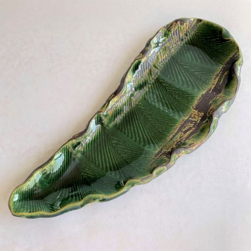 織部波紋楕円皿 アウトレット 在庫限り