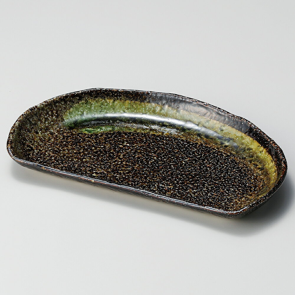 お皿 プレート 半月皿 長皿 和食器 焼物皿 取皿 刺身皿 おしゃれ 寿司皿 串物皿 盛皿 玉子焼き 美濃焼 陶器 陶磁器 日本製 居酒屋のサムネイル