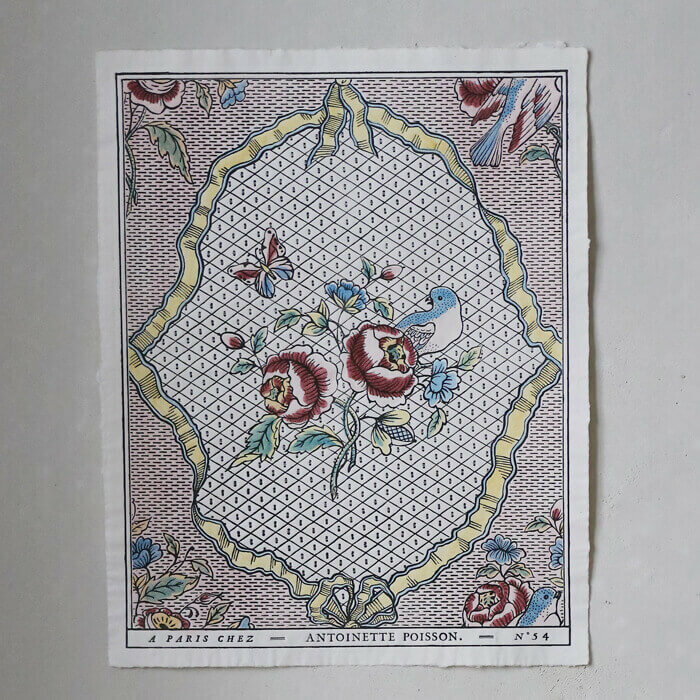 ドミノペーパー 54A Antoinette Poisson // アントワネットポアソン ポスター 壁紙 デザインペーパー サラグレースのサムネイル