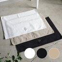 バスマット Grace モノグラム 50 x 70cm Sarah Grace // コットン 綿 100% マット 足ふきマット お風呂 トイレ 洗える 大判...