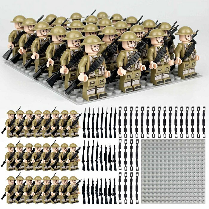 LEGO レゴ 互換 ブロック ミニフィグ イギリス軍 方陣 24体セット 軍隊 lego 互換品 人形 レゴ風 セット レゴおもちゃ レゴ互換品 おもちゃ 子供 こども 男の子 組み立て 知育 レゴブロック 人形 知育玩具 クリスマス ギフト プレゼント キッズ 送料無料 【あす楽】 2