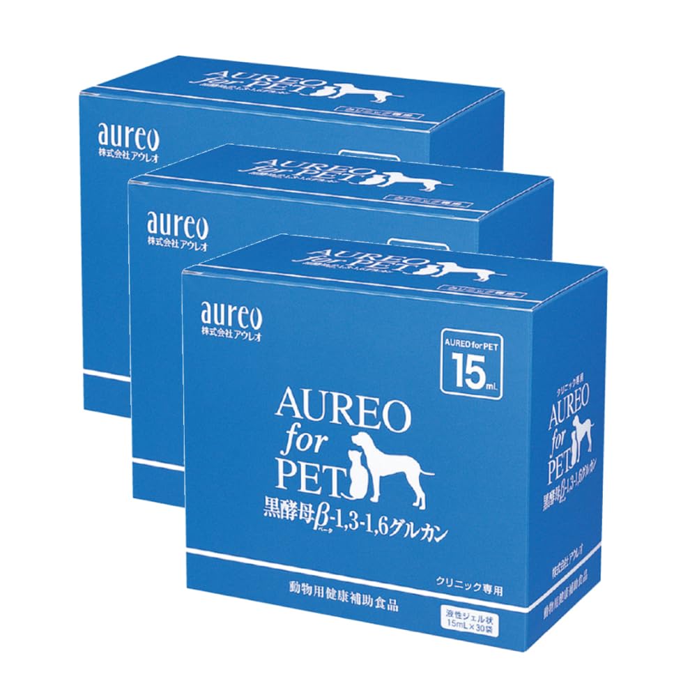 犬猫用健康補助食品 AUREO for PET（アウレオforペット ）15ml×30袋 3個セット saralittlestore-10001408 Sara商店 楽天市場店 パッケージ画像