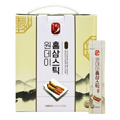 高麗人参 6年根紅参 ワンデー紅参スティック (10ml×100包)