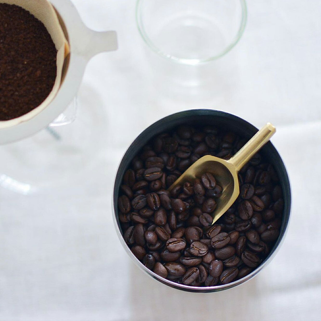 おしゃれなティースプーン、茶さじ｜おうちでこだわりの紅茶やお茶をカフェライクに計量［《メール便可》b2c 真鍮/ブラス メジャースプーン シャベル］コーヒーメジャースプーン 珈琲 サラサデザインストアsarasa design store＃SL_TB