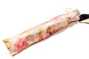 晴雨兼用 折りたたみUVカット日傘 可憐なピンクの花柄