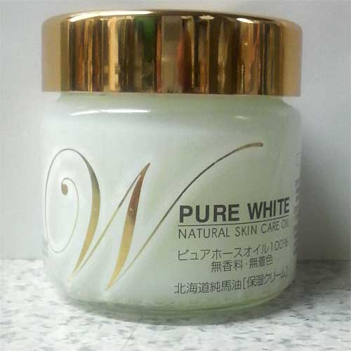 【北海道】[純馬油 ピュアホワイト]（保湿クリーム）100g【無香料・無着色】