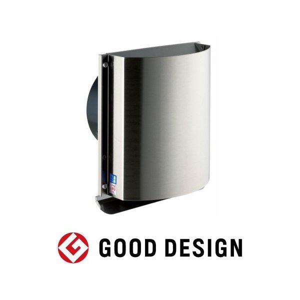 (株)更科製作所/φ150/ステンレス製換気フード/防火ダンパー付（120℃）/防虫網付/クリア色/TRD-150HL-KT（120℃）