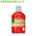 【23日はサラヤの日・ポイント10倍】サラヤ ラカント クラフトジンジャーエール 280mL- 炭酸 ジンジャー 生姜 クラフト ドリンク 糖質コントロール ロ...