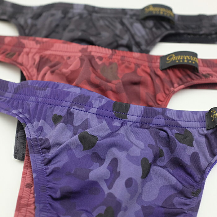 グレイブボールト Tバック ビキニ パンツ ショーツ 迷彩柄 Love camouflage メンズ 男性用 セクシー 下着 Gravevault 3051916