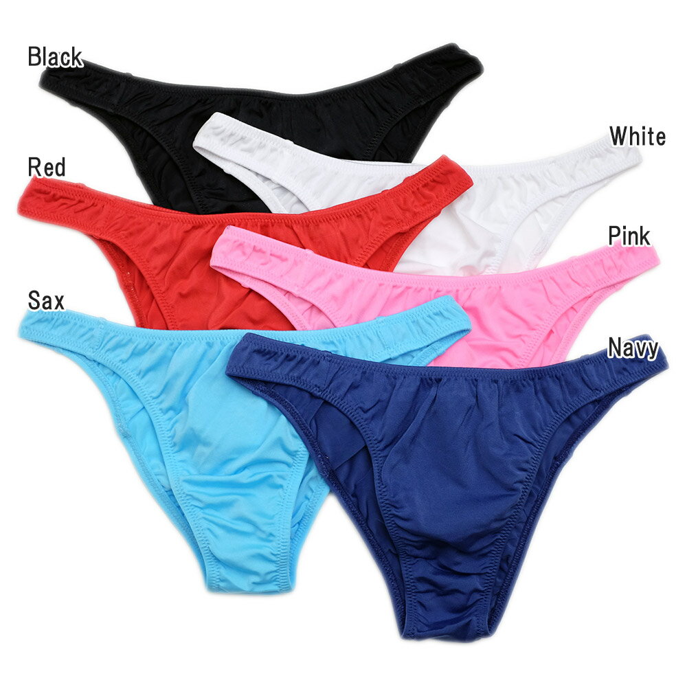 定番 ストレッチ ハーフバック ビキニ ショーツ タンガ パンティ セクシーショーツ...