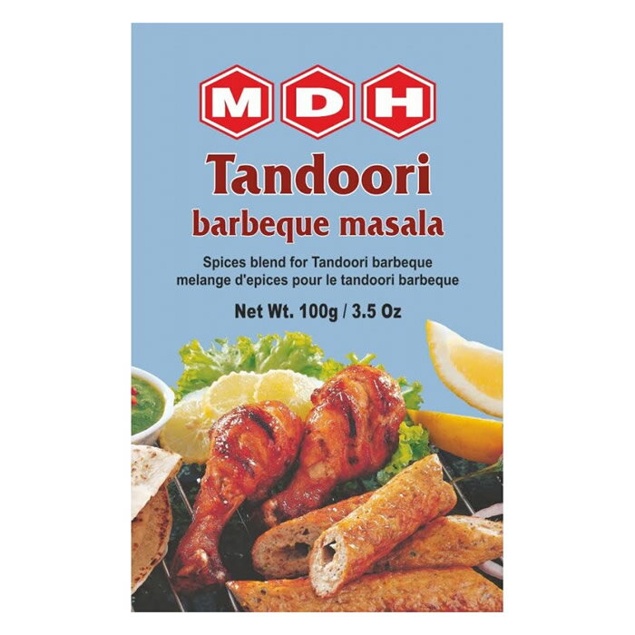 タンドリーバーベキューマサラ 100g MDH Tandoori Barbeque (BBQ) Masala スパイス インド インド料理 香辛料 ハーブ ミックススパイス パウダー 粉末【メール便4個までOK】