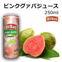 ピンクグァバジュース 250ml フルーツ 缶ジュース Bvitas ビビタス ネクター pink guava juice インド レストラン 飲料