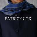 PATRICK COX マフラー ブランド シルク パトリックコックス シルク100% あたたかい ユニセックス 男性 女性 メンズ 大人 レディース ビジネス...