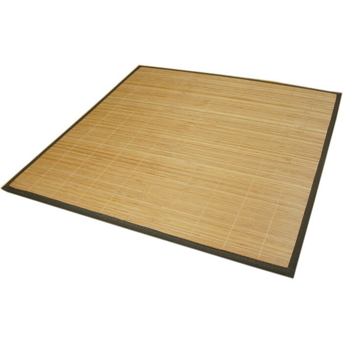 20枚セット：約6畳用 240x300cm 竹ユニット畳 ブラウン 60x60cm/1枚【スベリ止め加...