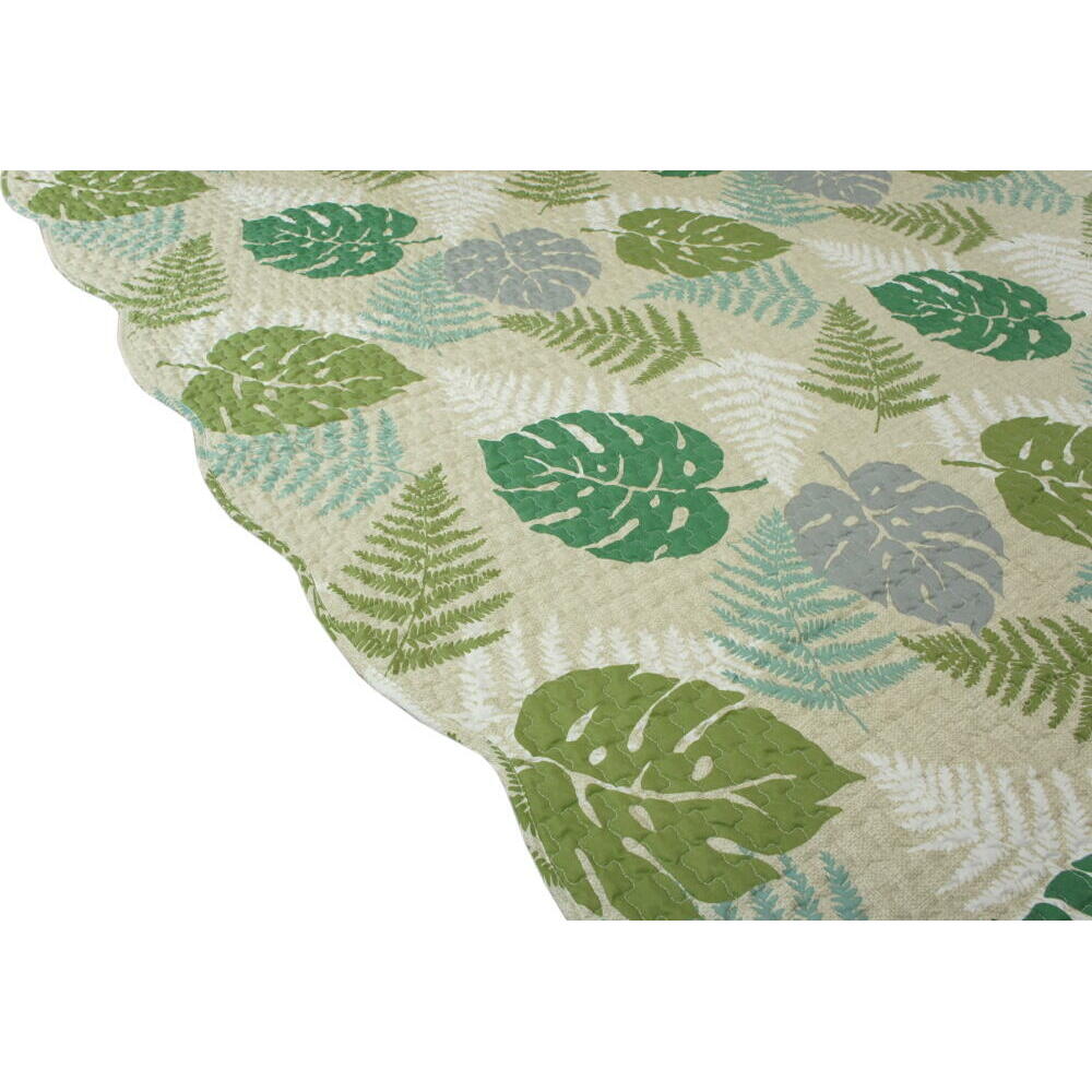 190x240cm 3畳用 ご家庭で洗える便利なマルチカバー 「モンステラ-Monstera-」 [2]