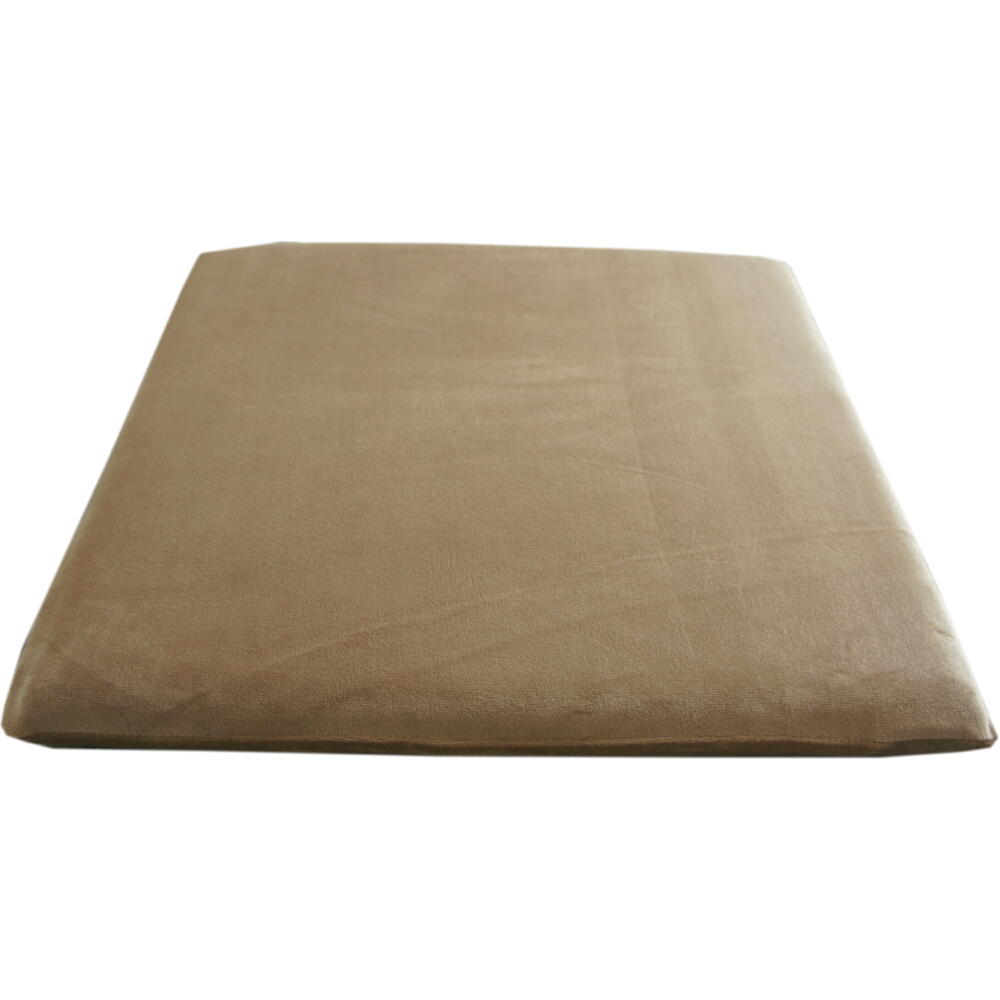 もっちり低反発ウレタン入りシートクッション 40x40cm ベージュ色 【カバー取り外しOK】 [2]