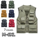 メンズ ベスト メッシュ 夏 多機能ベスト 春秋 ベストメンズ お釣りベスト アウトドア 作業服 お釣り カメラマン 大きいサイズ 春夏 軽量 通気 フィッシン...