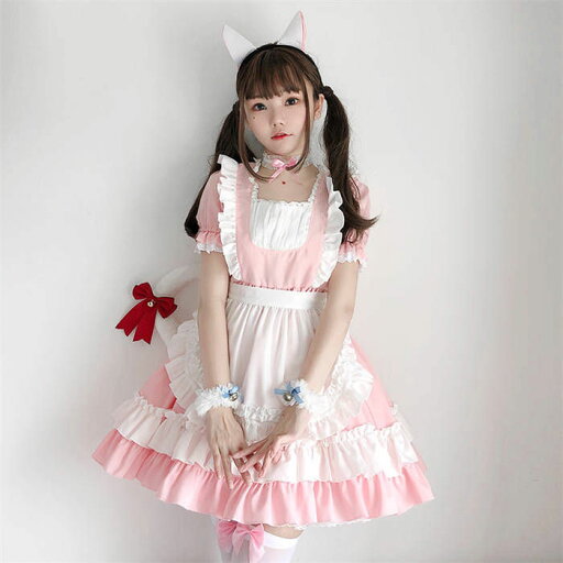 6点セット レディース ロリータワンピース メイド風 ロリータ仮装 コスチューム コスプレ衣装 可愛い メイド服 メイドコスプレ メイド 大きいサイズ 衣装 半袖 ハロウィン仮装 6点セット レディース ロリータワンピース メイド風 ロリータ仮装 コスチューム コスプレ衣装 可愛い メイド服 メイドコスプレ メイド 大きいサイズ 衣装 半袖 ハロウィン仮装