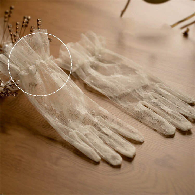 ブライダル アクセサリー ウェディング グローブ 手袋 ショート 結婚式 花嫁 レース パール リポン 花柄 刺繍 チュール ベージュ 夢のウェディン 優雅 高級感 結婚式 挙式 二次会 花嫁様 披露宴 コスプレ 仮装 パーティー イベント ウエディング小物 記念撮影 旅行結婚 小物