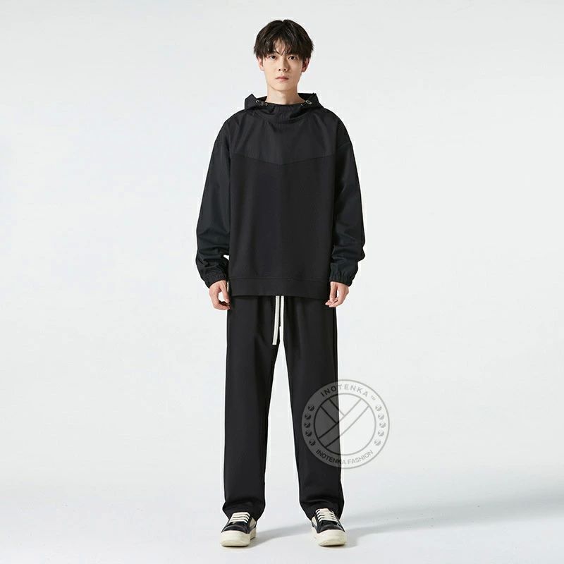 ジャージ スウェット 上下セット メンズ レディース M-3XL 長袖 セットアップ 部屋着 プルオーバー パーカー トレーニングウェア ジョガーパンツ 大きいサイズ スエット イージーパンツ スポーツウェア ゆったり 春秋服 ルームウエア 運動着 パジャマ フード付き 切り替え