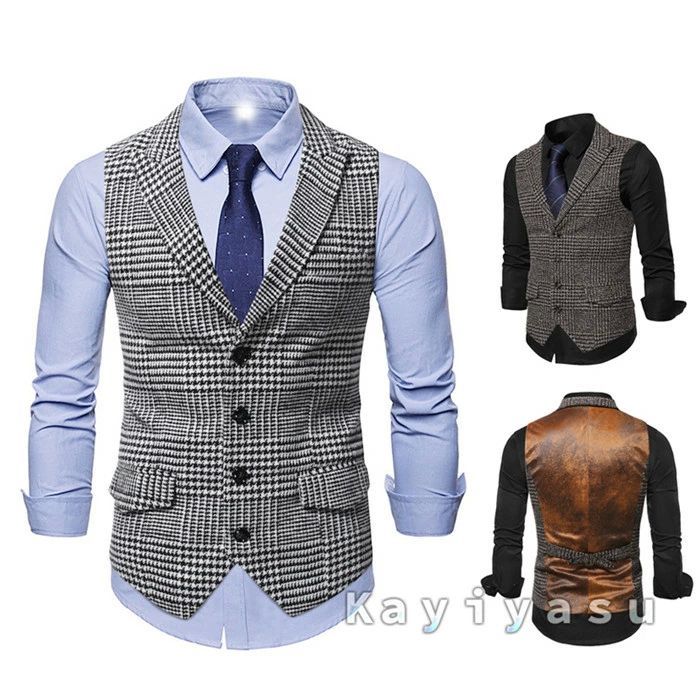 ベストメンズスーツベストチョッキジ...