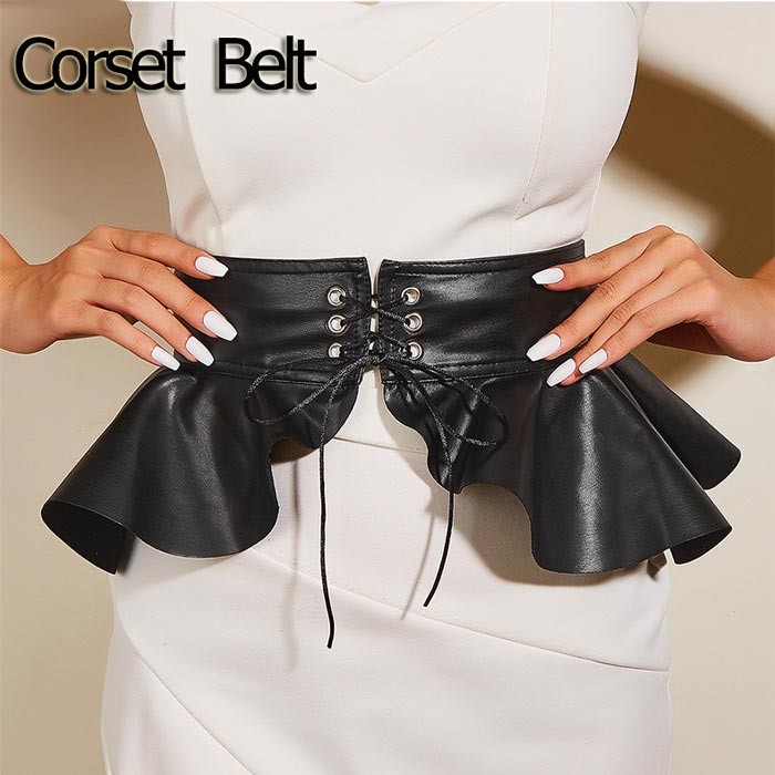 コルセット ベルト レディース レースアップ 中世 ヨーロッパ 貴族 女性用 ドレス用 ロリータ コスチュ..