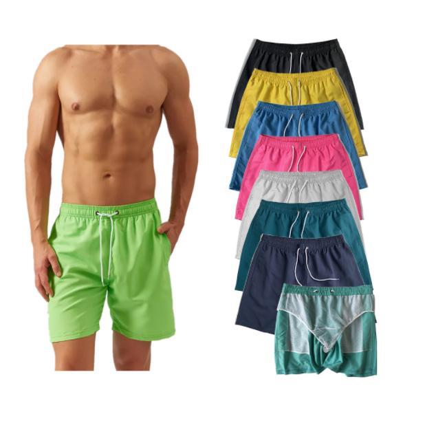 ジップファイブ サーフパンツ メンズ 海パン 水陸両用 無地 ボーダー 海水パンツ 大きいサイズ 男性用 水着 ジム 旅行 海パン 水遊び ビーチ