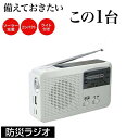 防災ラジオ 手回し充電 ソーラー充電 コンパクト 春物 FM/AM/対応 大容量バッテリー ワイドFM対応ラジオ 太陽光充電対応 乾電池使用可能 災害に備える ポータブルラジオ 母の日 その1